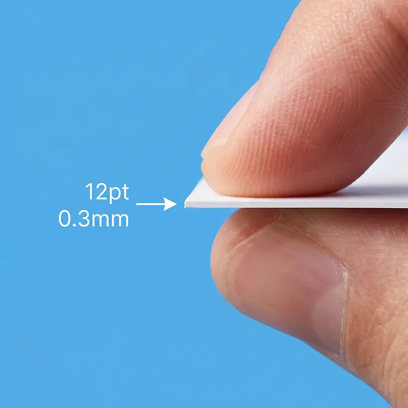 12pt packaging paper weight thickness sample