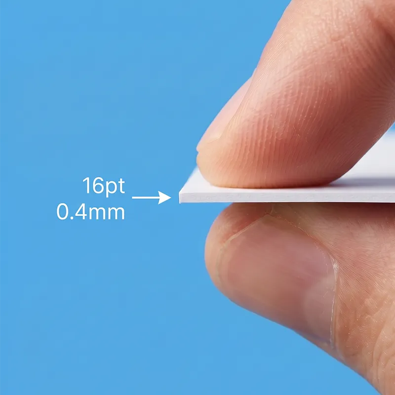 16pt packaging paper weight thickness sample