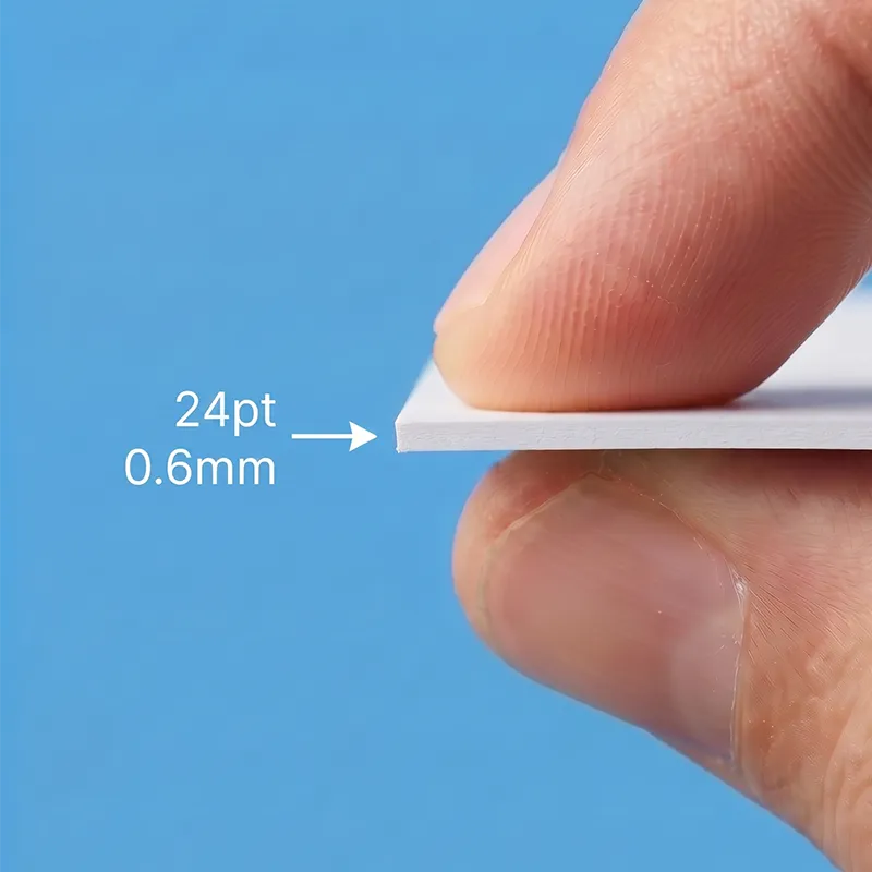 24pt packaging paper weight thickness sample