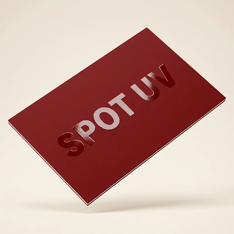 Spot UV coating packaging finish by Packlic