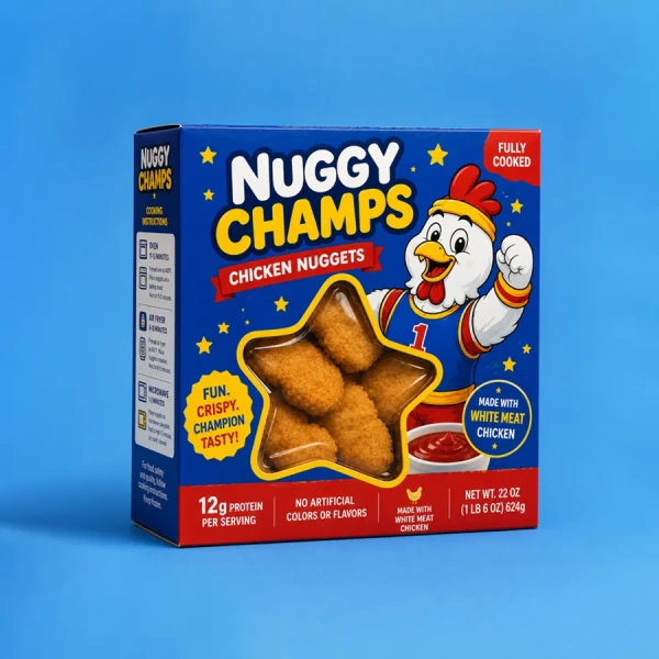 Custom Custom Nugget Boxes by Packlic