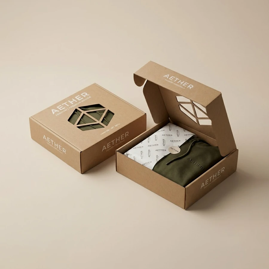 Custom Hoodie Packaging by Packlic