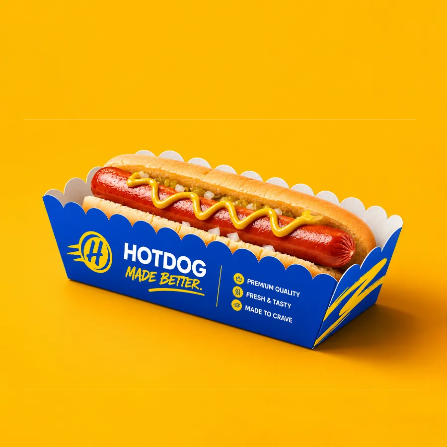 Custom Hotdog Boxes by Packlic