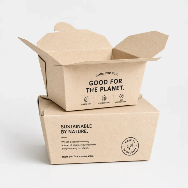 Custom Kraft Take Out Boxes by Packlic
