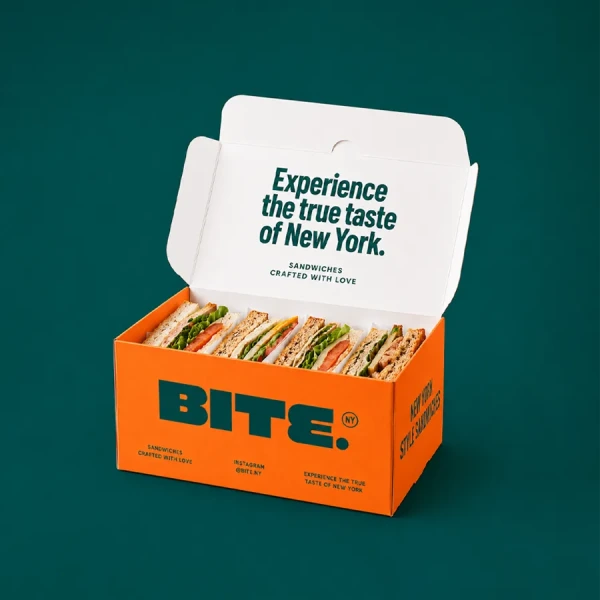 Custom Sandwich Boxes by Packlic