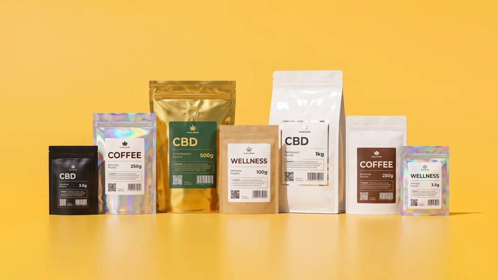 Custom Mylar / Foil Laminate packaging by Packlic