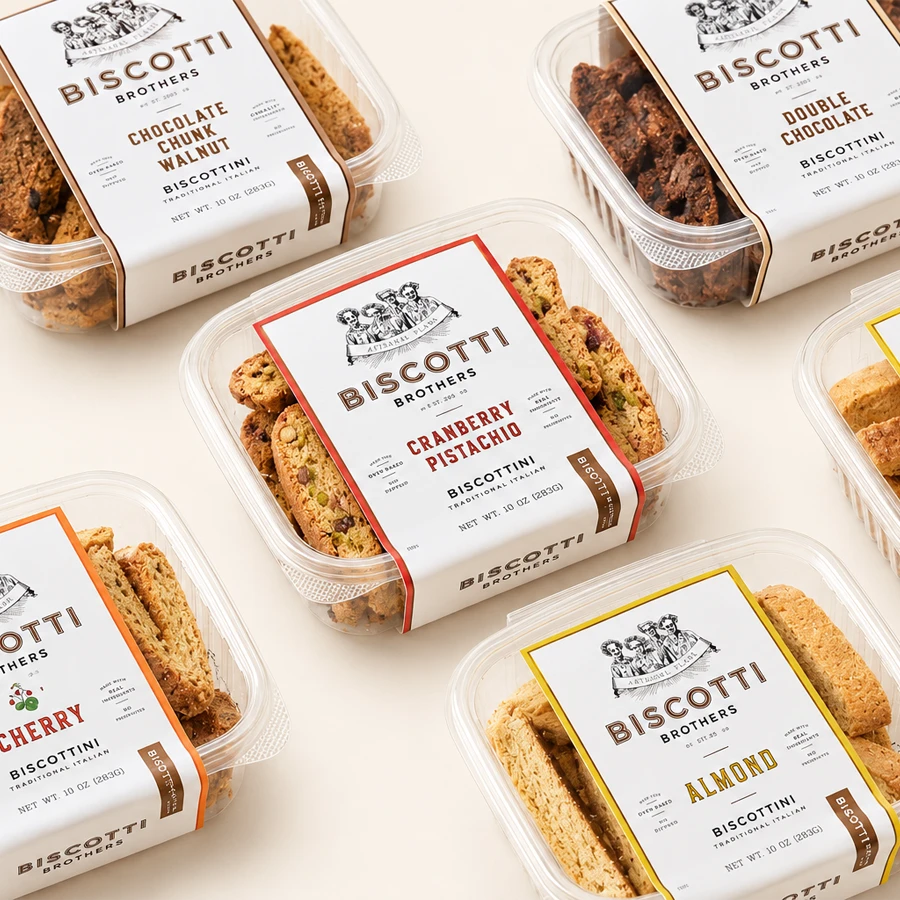 biscotti packaging boxes for food brands by Packlic