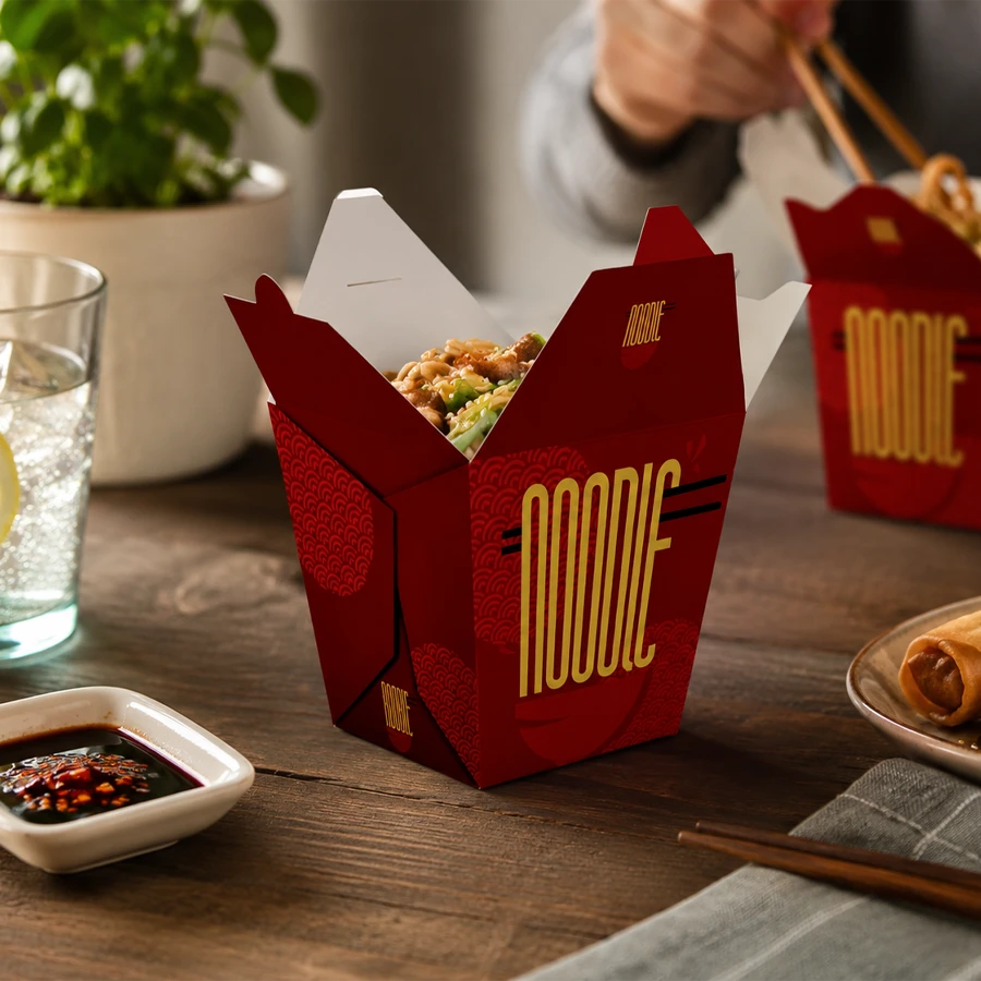 Chinese food boxes for food brands by Packlic