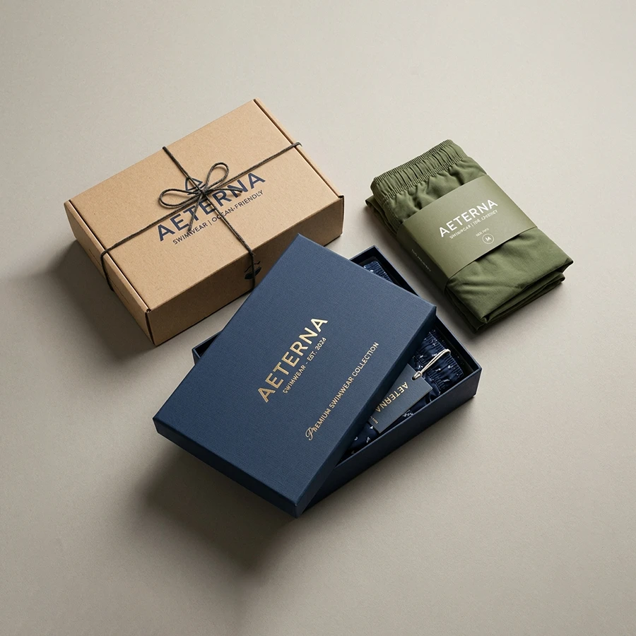 custom swimwear boxes for fashion brands by Packlic