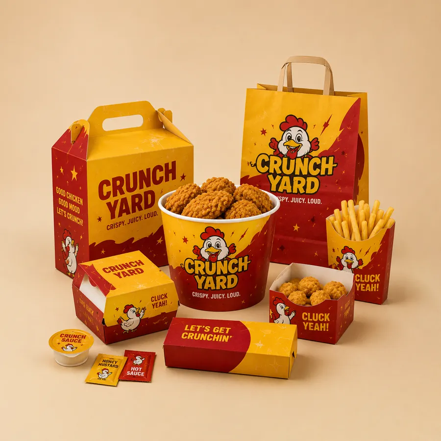 fast food takeout boxes for food brands by Packlic